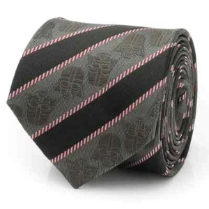 Corbata para hombre Vader a rayas negras - Imagen 1 de 5