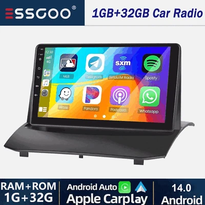 For Ford Fiesta 2009-2016 Android 14 Apple Carplay Car Radio Stereo Head unit FM - Image 1 of 4