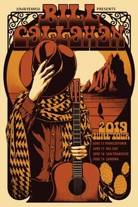 BILL CALLAHAN CONCERT POSTER LIMITED EDITION SCREEN PRINT BY SIMON BERNDT - Imagen 1 de 1