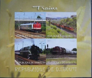 Rep. de Djibouti 2011 - Block Trains MNH (6) - Picture 1 of 1
