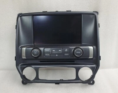 2017-2019 Chevy Silverado Sierra 1500 Radio Control Panel & Display Screen OEM - Image 1 of 2