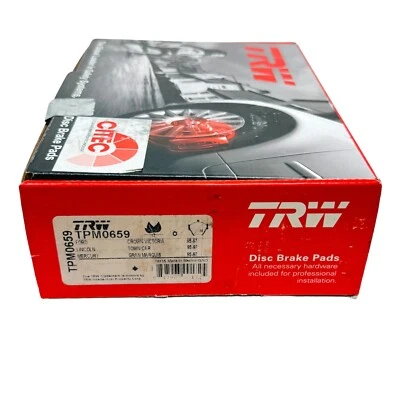 Juego de pastillas de freno de disco delanteras TRW TPM0659 para Ford, Lincoln y Mercury 95-97 Foto 1 de 4