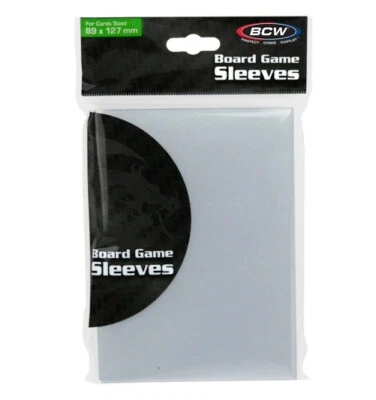 Quantity of 50~89mm x 127mm BCW Board Game Sleeves Double Size~MTG~1 Pack of 50 - Image 1 of 3