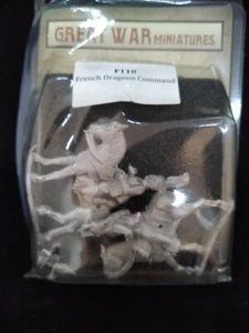 Great War Western Front France 28mm French Dragoon Command Pack MINT - Picture 1 of 4