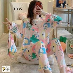 Bunny Pajama Sets, Cute Rabbit Pajamas, Cute Sleepwear for Teenagers and Adults - Picture 1 of 1