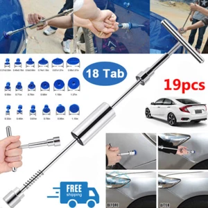 19 Car Body Slide Hammer Paintless Dent Repair Tool Pull Lifter Hail Removal Kit - Picture 1 of 19