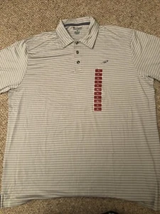 Toledo University Rockets Golf Shirt Champion XL Gray Striped NWT - Picture 1 of 11
