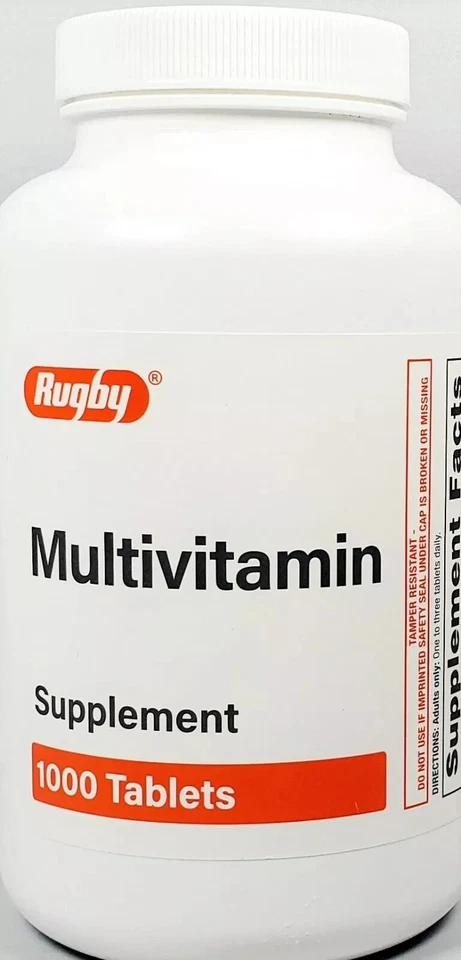 Suplemento vitamínico multivitamínico de rugby 1000ct Foto 1 de 1