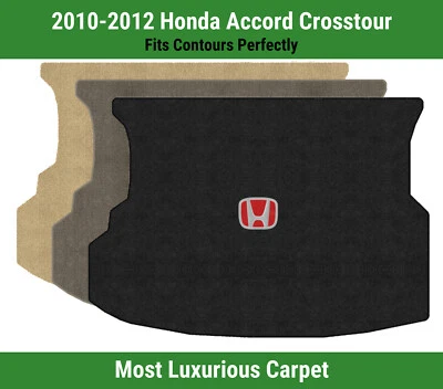 Lloyd Luxe Cargo Mat for '10-12 Honda Accord Crosstour w/Red on Black Honda H - Image 1 of 4