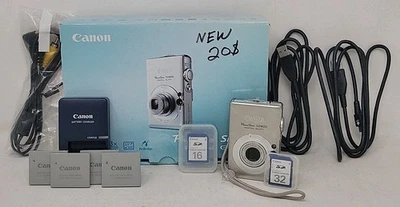Cámara digital Canon PowerShot ELPH SD600 6,0 MP 4 baterías 2 tarjetas SD  Foto 1 de 4