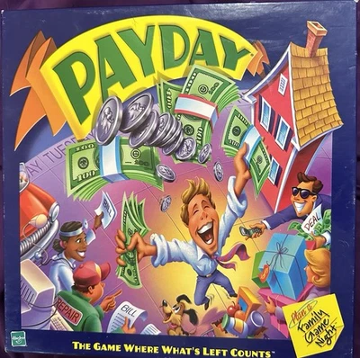 2000 Payday Board Game, COMPLETE! Updated Classic Finance Game Parker Brothers - Image 1 of 4