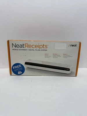Neat Receipts NM-1000 Mobile Scanner Digital Filing System Store Organize PC/Mac - Image 1 of 4