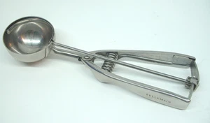 (AG) BELLEMAIN 1/4 TAZA ACERO INOXIDABLE CUCHARA DISHER BALLER HOJA LIBERACIÓN DE ALIMENTOS - Imagen 1 de 7