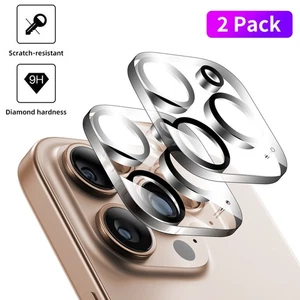 2er Set iPhone 16 Pro/Max Universal Transparent Siebdruck Linse Folie - Bild 1 von 12