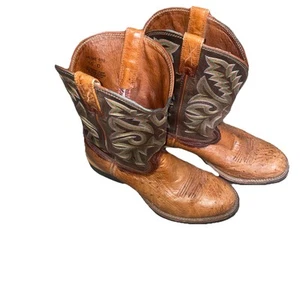 Nice Me Men's Twisted X® Men's 10DTech XLeather  Brown & Gr/Oran/Boots MCME - Picture 1 of 9