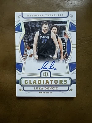 2024 Panini National Treasures Luka Doncic Gladiators Auto 7/10 - Image 1 of 4