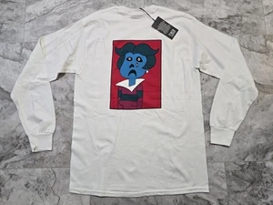 Tired Skateboards Sad Karen Long Sleeve T-Shirt Mens Sz M White New With Tags!!  - Picture 1 of 10