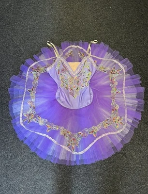 Stunning Professional Lilac Sequin Embroided Child's Tutu ~ Chest Size 32" - 34" - Image 1 of 4
