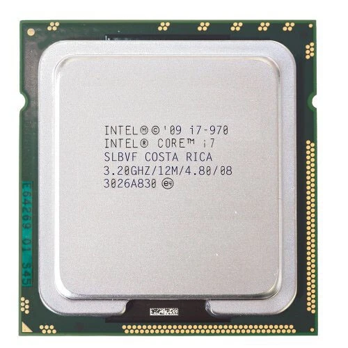 Good working Intel Core i7-970 CPU 3.2 GHz Six-core 12M 32nm LGA 1366 Processor - Image 1 of 1