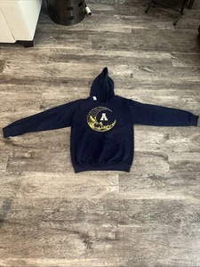 NCAA Official Appalachian State Mountaineers  Pullover Navy Hoodie Sz Medium New - Picture 1 of 7