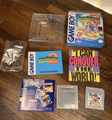 Super Mario Land 2 6 Golden Coins Gameboy 1992 Authentic Complete CIB, MINT - Image 1 of 4
