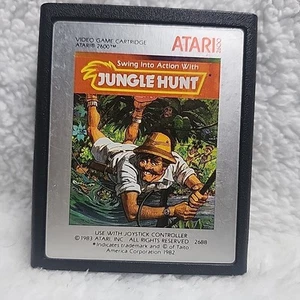 Atari 2600 JUNGLE HUNT Video Game Cartridge - Picture 1 of 4