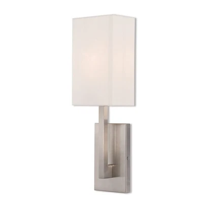 Livex Lighting 42411-91 Hayworth Wall Sconce Brushed Nickel - Image 1 of 4