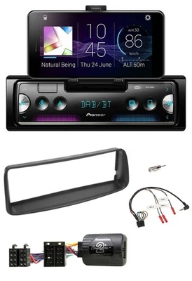 Pioneer USB Lenkrad Bluetooth DAB Autoradio für Peugeot 206 CC 2003-2008 - Bild 1 von 4