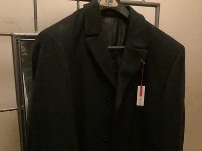 Izod Coat Buxton Wool Blend Overcoat 46R - Image 1 of 4