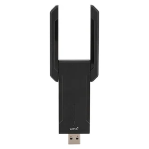 USB Wireless Network Card Adapter 5374Mbps Gigabit Network Card 2.4G 5.8G 6G NEW - Afbeelding 1 van 12