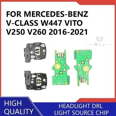 Para Mercedes-Benz Clase V W447 Vito V250 V260 16-21 Faro DRL Chip Placa LED Foto 1 de 4