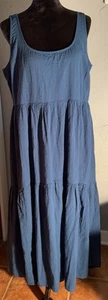 Maxi Smock Sleeveless Dress Jessica Simpson Size XL Vacation Wear Boho - Picture 1 of 10