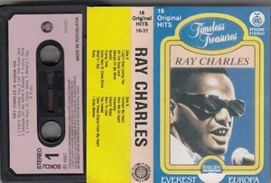 RAY CHARLES 16 ORIGINAL HITS CASSETTE TAPE YUGOSLAVIA - Picture 1 of 1