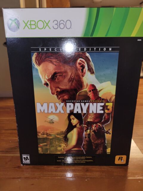 Jogo Max Payne 3 Xbox 360 - Original Mídia Física - Barato!