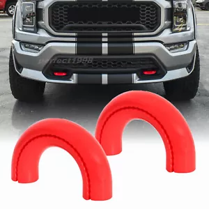 2PCS For Ford F150 2004-2024 Tow Hook Cover for Toyota Tundra 2017-21 Exterior - Bild 1 von 13