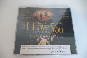 WOODY ALLEN CD NEUF PROMO TOUT LE MONDE DIT I LOVE YOU YVES SAINT LAURENT. - Imagen 1 de 3