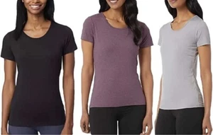32 DEGREES Cool Women's 3 Pack Short Sleeve Scoop Neck T-Shirts SMALL, LS3 - Picture 1 of 1