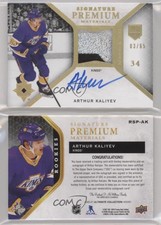 2020-21 Upper Deck Ultimate Collection /65 Arthur Kaliyev #RSP-AK Rookie Auto RC