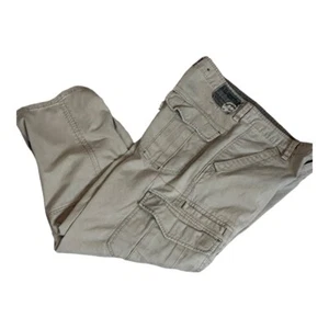 Vtg Levi's SilverTab Trooper Baggy Y2K Skater Khaki Carpenter Pants 34x30 - Picture 1 of 8