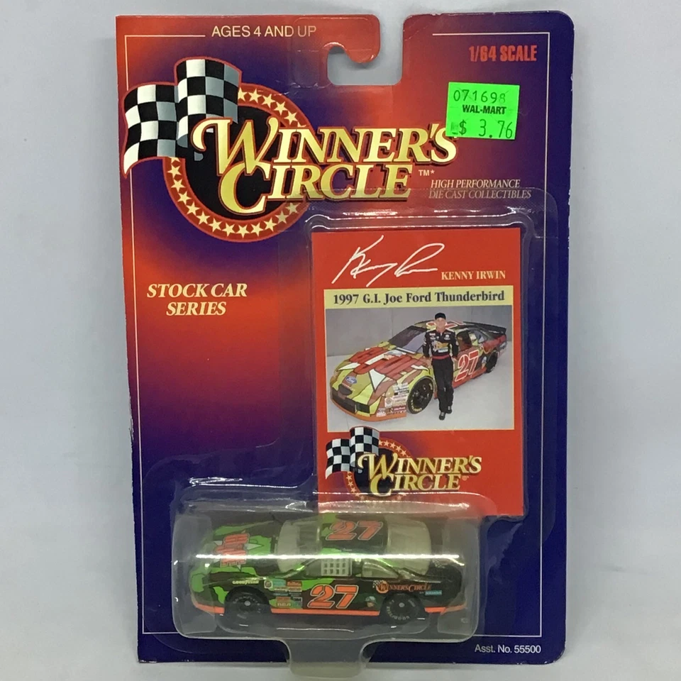 Gi Joe NASCAR Winner's Circle 1997 Ford Thunderbird Kenny Irwin #27 Diecast