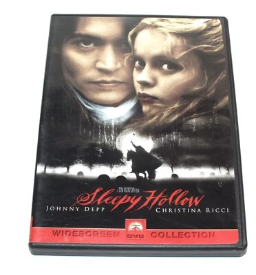 Sleepy Hollow DVD Johnny Depp Christina Ricci Movie Halloween Thriller 1999 Film - Image 1 of 4