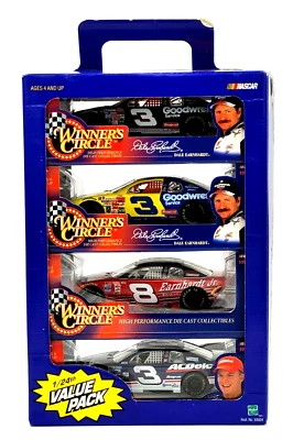 Dale Earnhardt and Dale Earnhardt Jr Winners Circle 1:24 Diecast Value Pack - Image 1 of 4