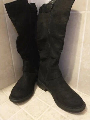 Kohls Sonoma Negro Talla 6.5 Invierno Moda Botas Planas Nuevas con etiquetas 6.5 Foto 1 de 4
