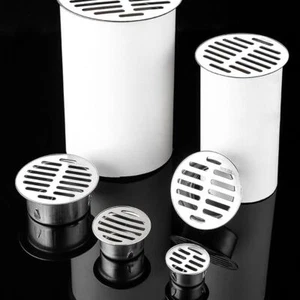 Round Stainless Steel Shower Bathroom Floor Balcony Waste Grate Drain - Picture 1 of 20