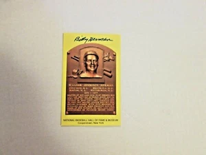 Billy Herman Chicago Cubs Hand Signed Hall Of Fame Post Card w/coa - Picture 1 of 2