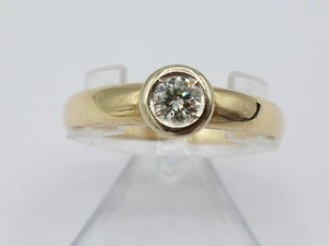 Solitär Brillant Ring aus Rose ` Gold 585 punziert Gr. 60 ca. 0,3ct - Bild 1 von 4