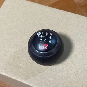 Toyota Genuine  GR Shift Knob Leather Corolla Yaris GRMN Black Lightweight 6MT - Picture 1 of 3