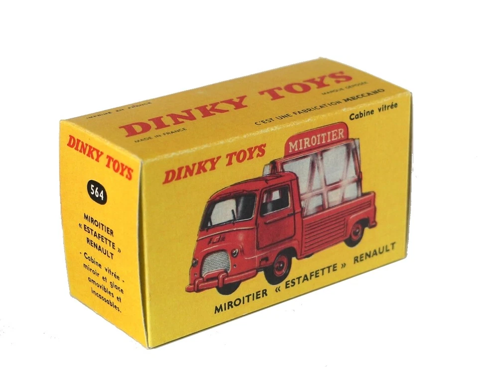 Dinky Toys boîte repro 564 renault estafette miroitier - Photo 1/1