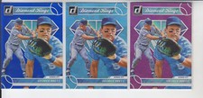 (3) 2023 Donruss Diamond Kings George Brett Purple Holo + Carolina + Blue #5