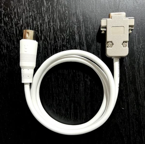 Apple IIc Serial Transfer Data Game Cable RS232 DB9 TO DIN 5 PIN - Afbeelding 1 van 1